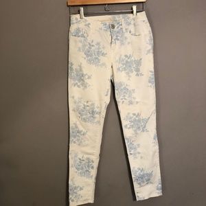 Floral High Waist Jegging